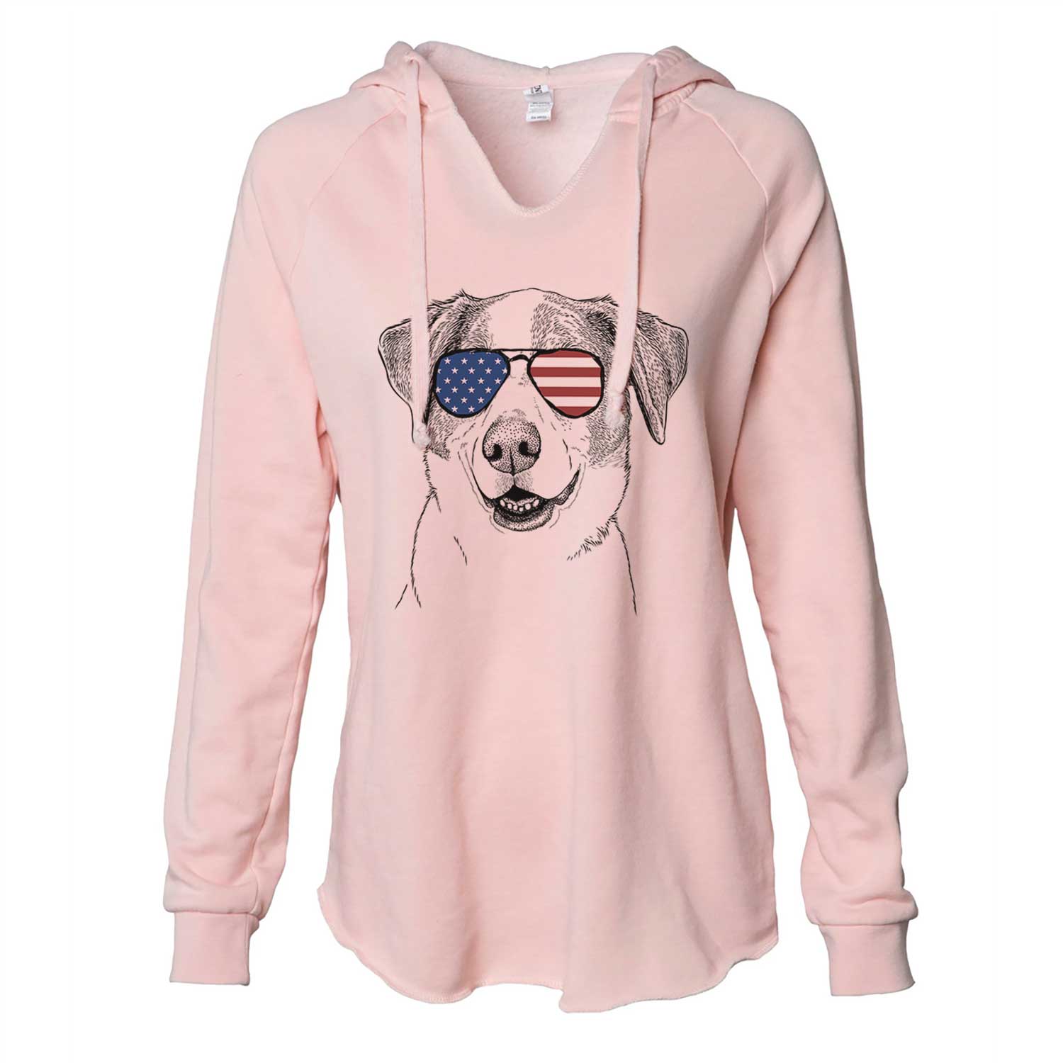 USA Piper Pilot the Hound Mix - Cali Wave Hooded Sweatshirt