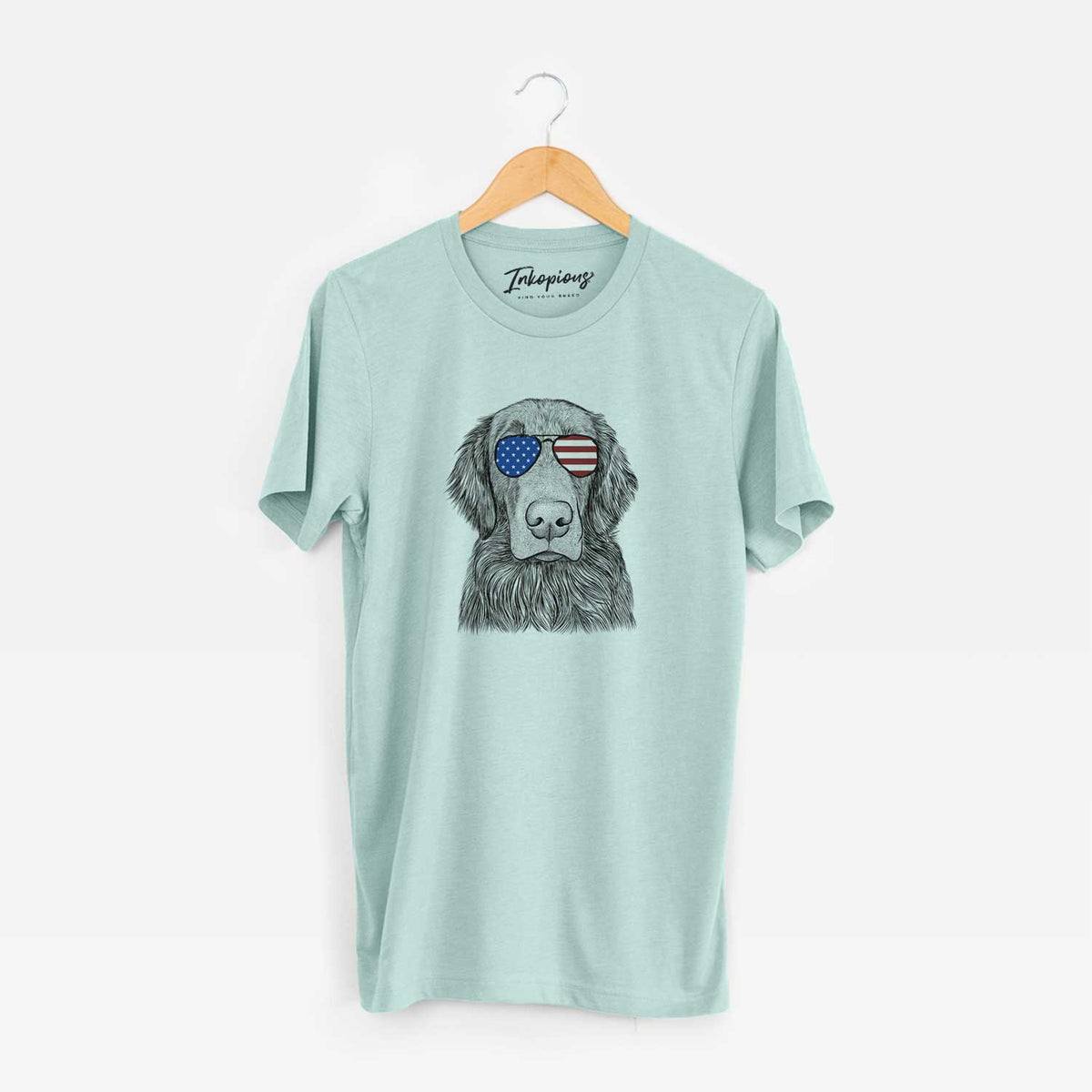 USA Pippin the Flat Coated Retriever - Unisex Crewneck