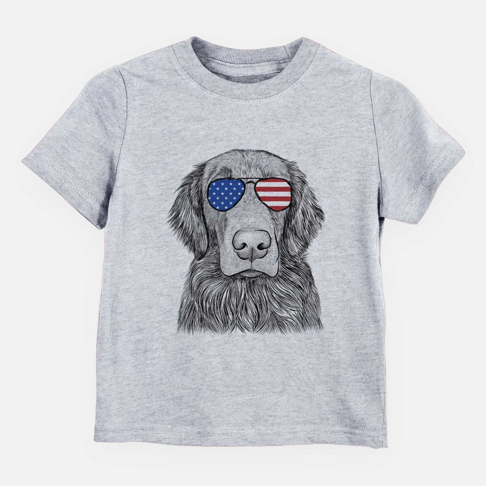 USA Pippin the Flat Coated Retriever - Kids/Youth/Toddler Shirt