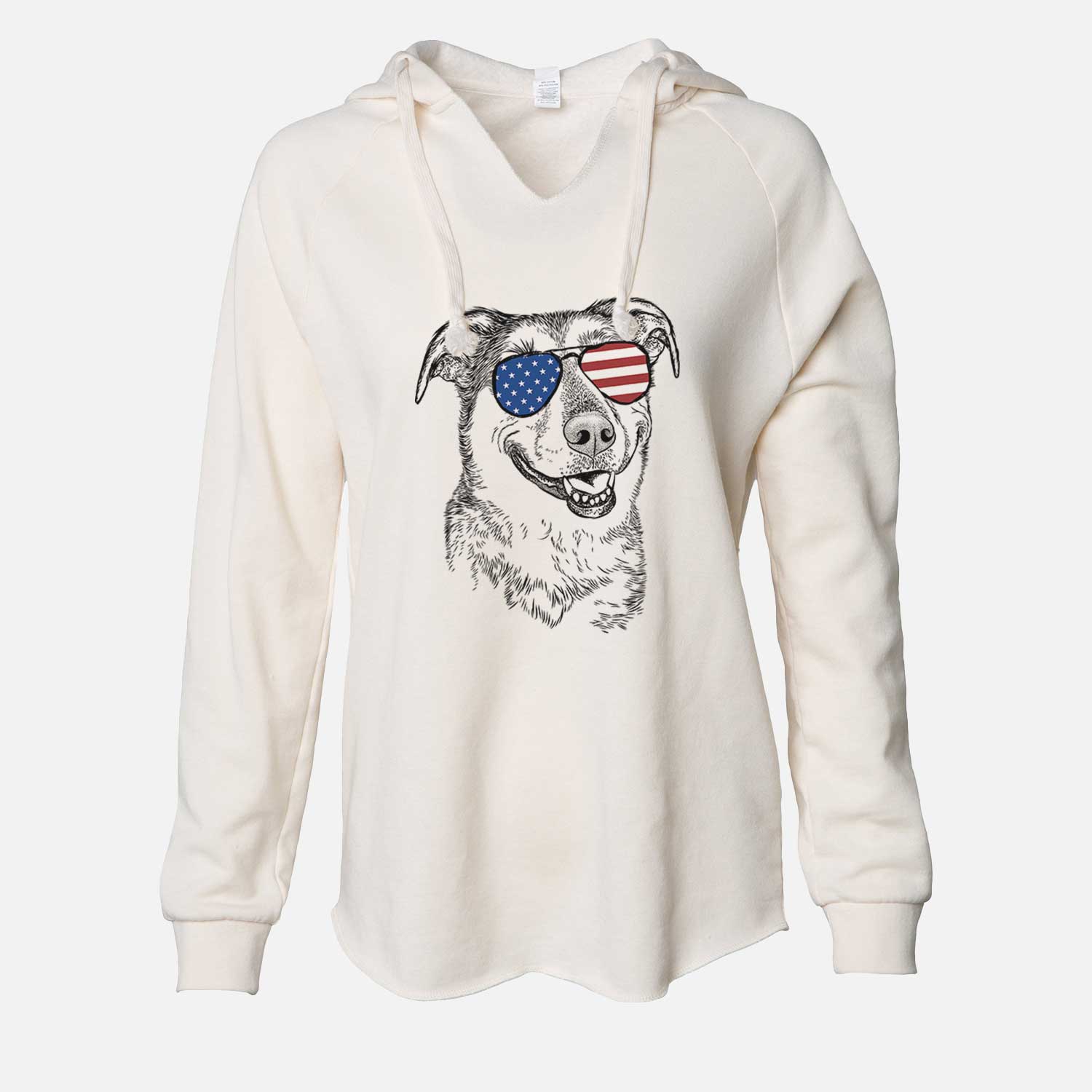 USA Pippin the Shepherd Mix - Cali Wave Hooded Sweatshirt