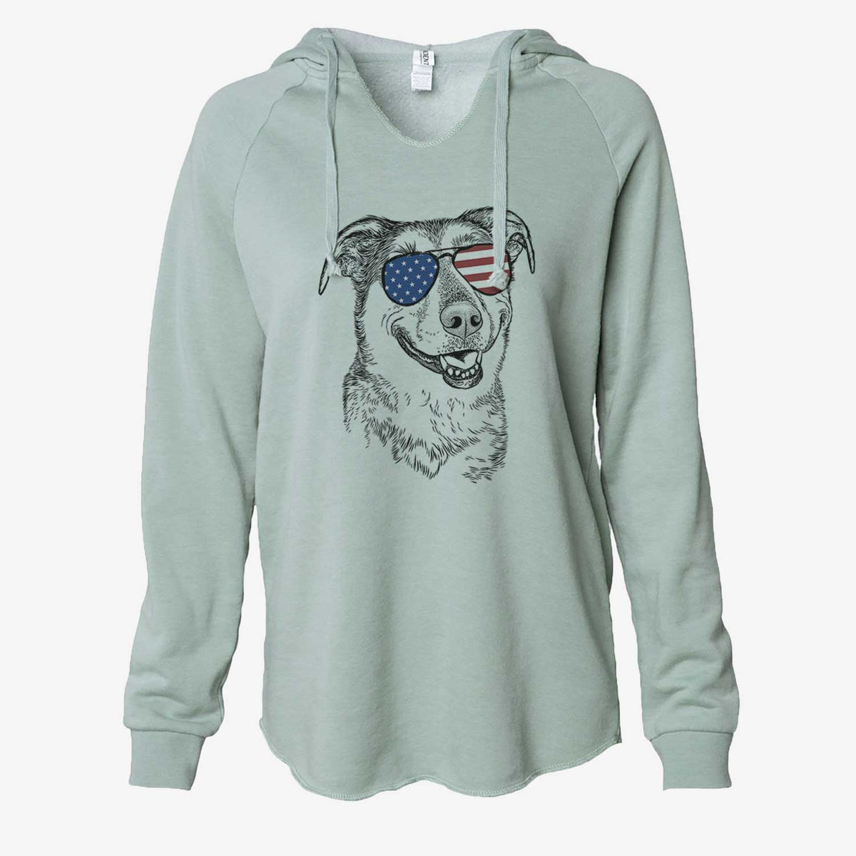 USA Pippin the Shepherd Mix - Cali Wave Hooded Sweatshirt