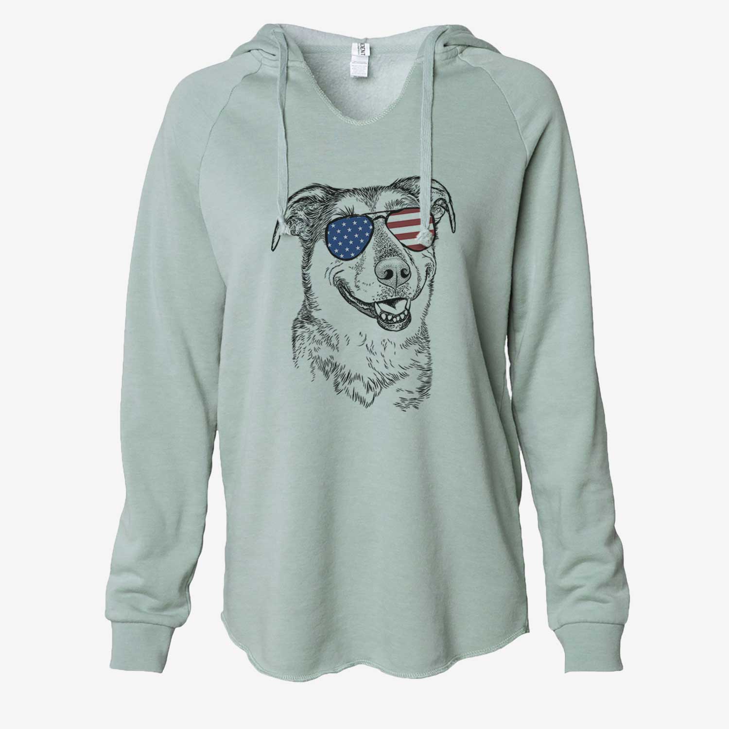 USA Pippin the Shepherd Mix - Cali Wave Hooded Sweatshirt