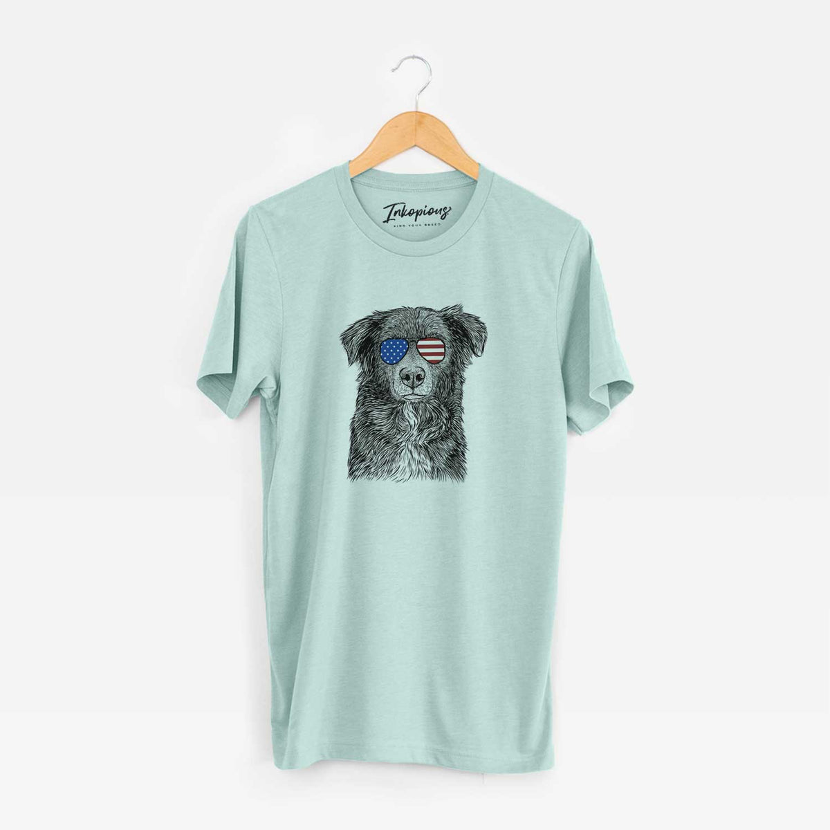 USA Pixel the Australian Shepherd - Unisex Crewneck