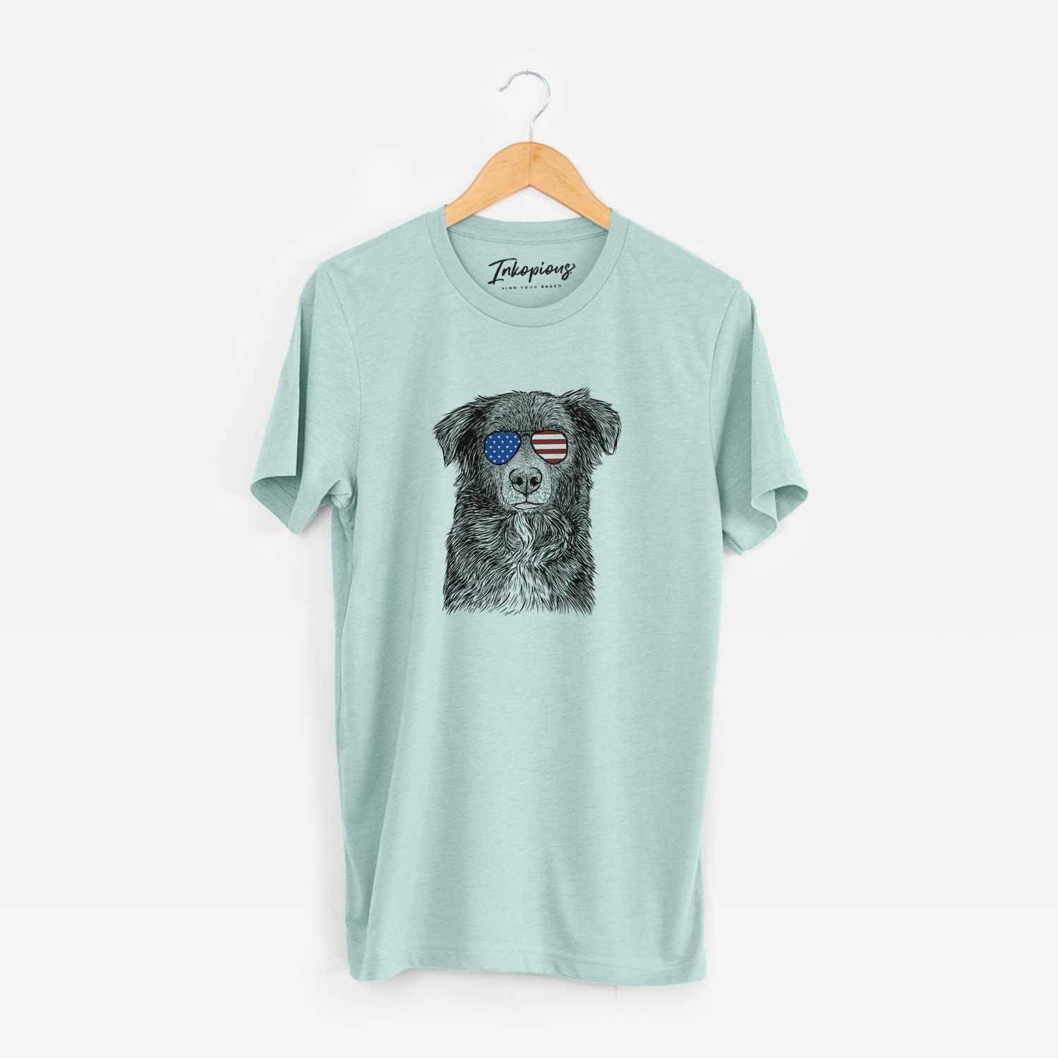 USA Pixel the Australian Shepherd - Unisex Crewneck