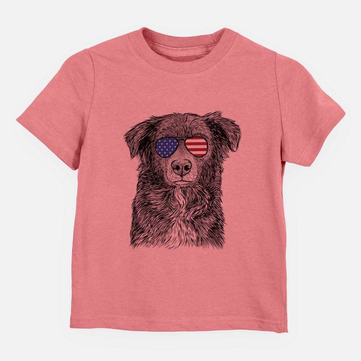 USA Pixel the Australian Shepherd - Kids/Youth/Toddler Shirt