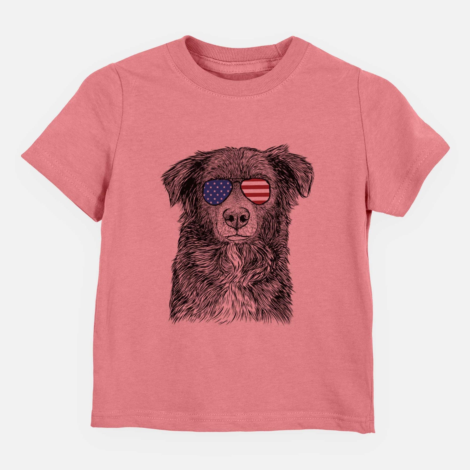 USA Pixel the Australian Shepherd - Kids/Youth/Toddler Shirt