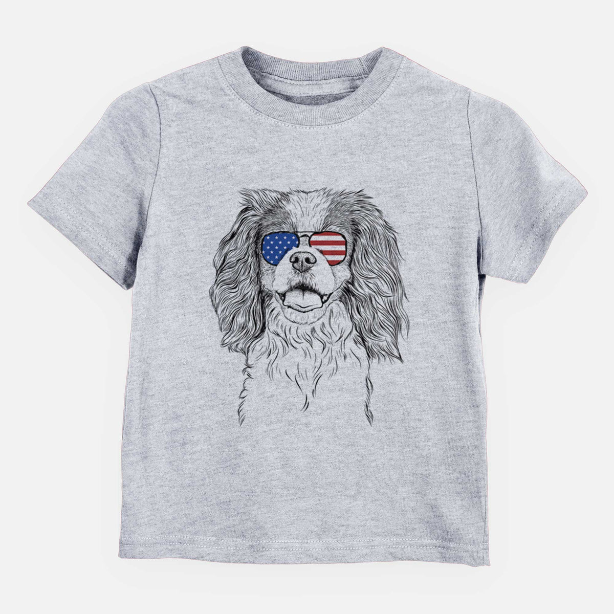 USA Poppy the Cavalier King Charles Spaniel - Kids/Youth/Toddler Shirt