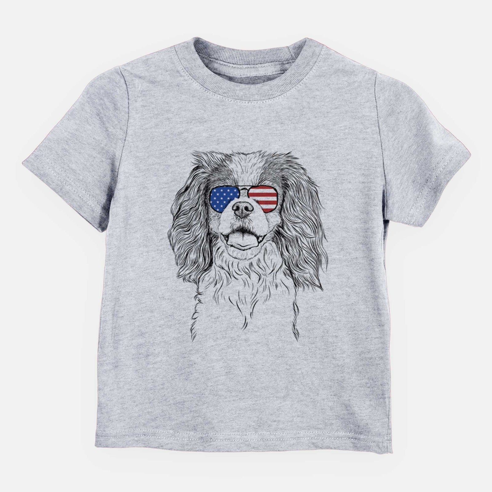 USA Poppy the Cavalier King Charles Spaniel - Kids/Youth/Toddler Shirt