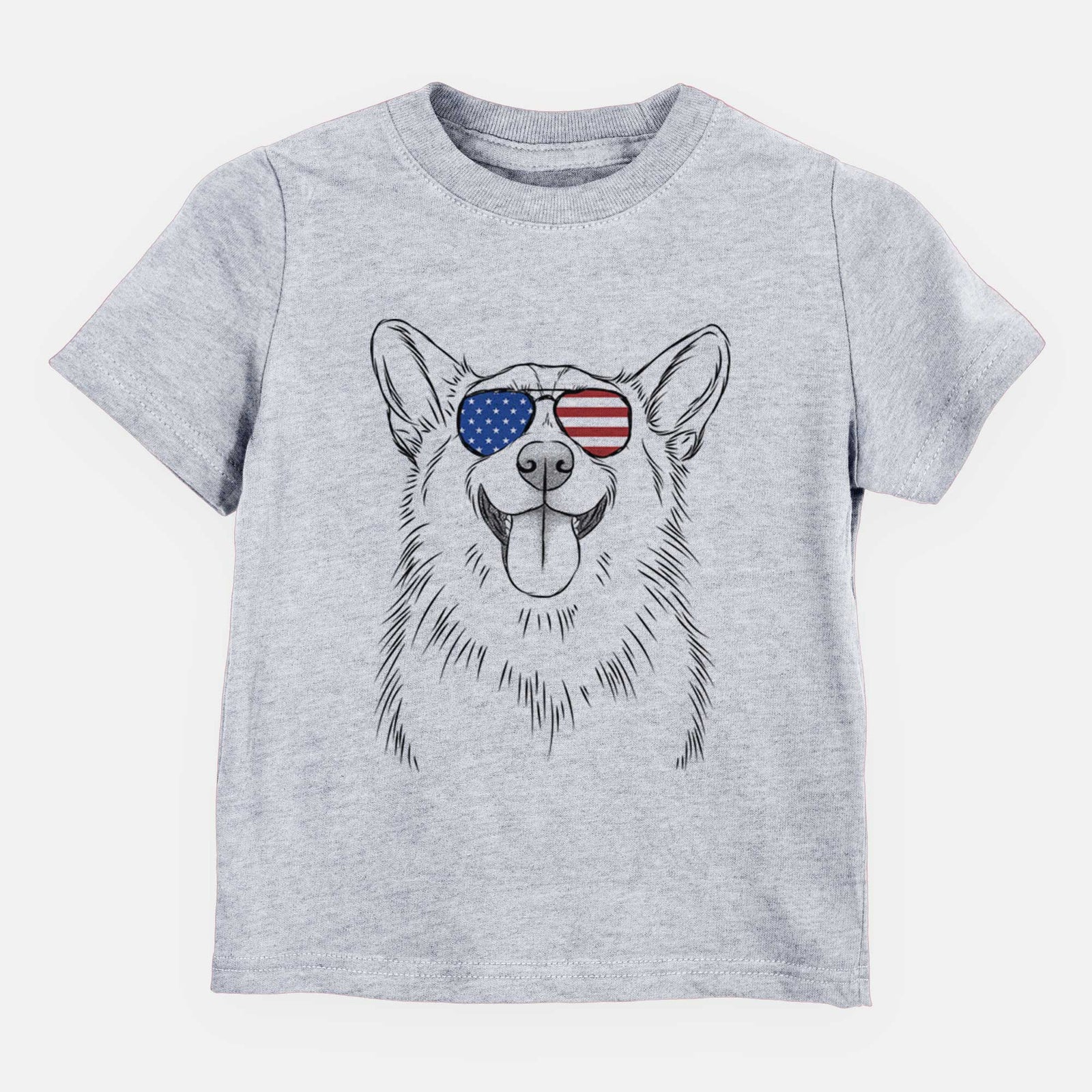 USA Porter the Pembroke Welsh Corgi - Kids/Youth/Toddler Shirt