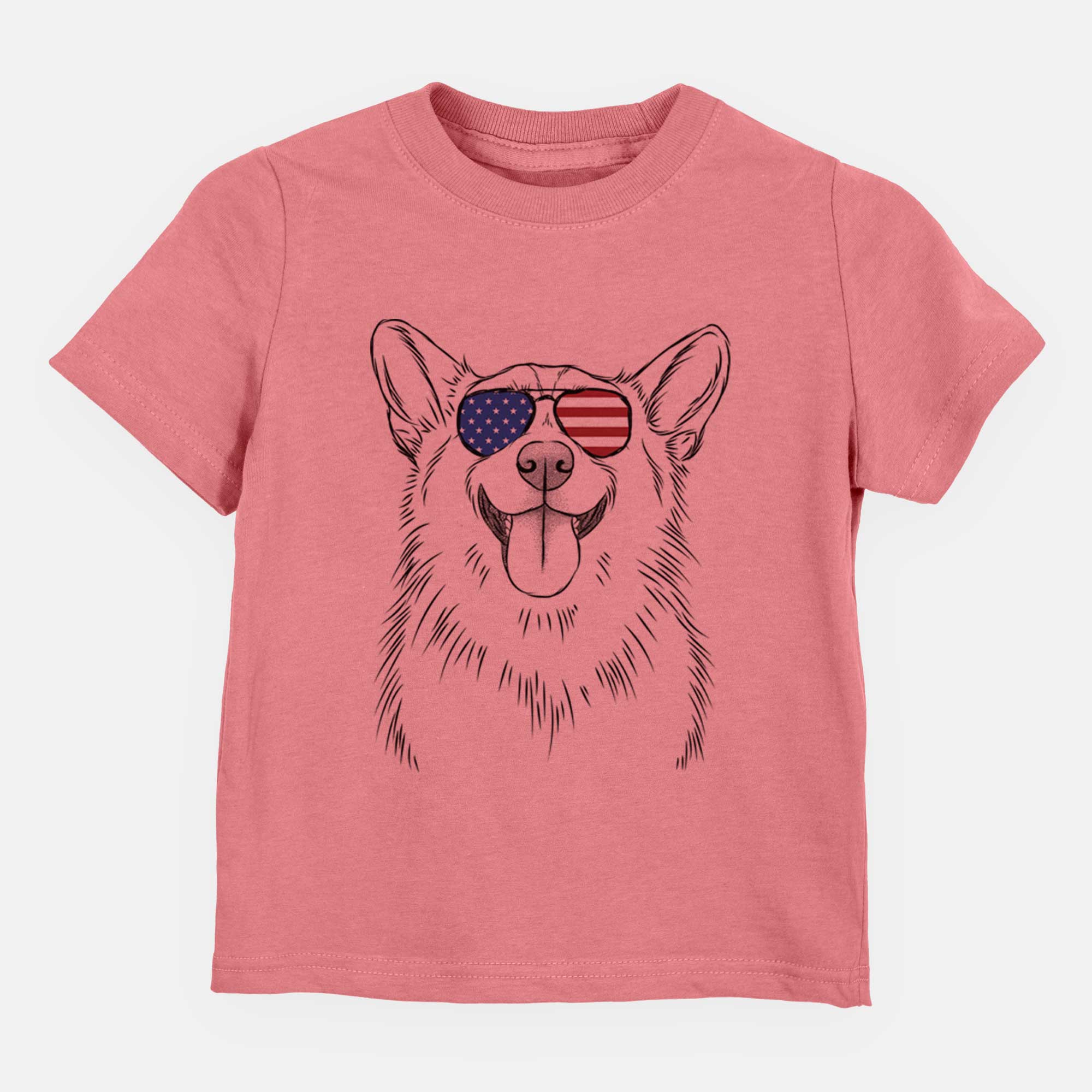 USA Porter the Pembroke Welsh Corgi - Kids/Youth/Toddler Shirt