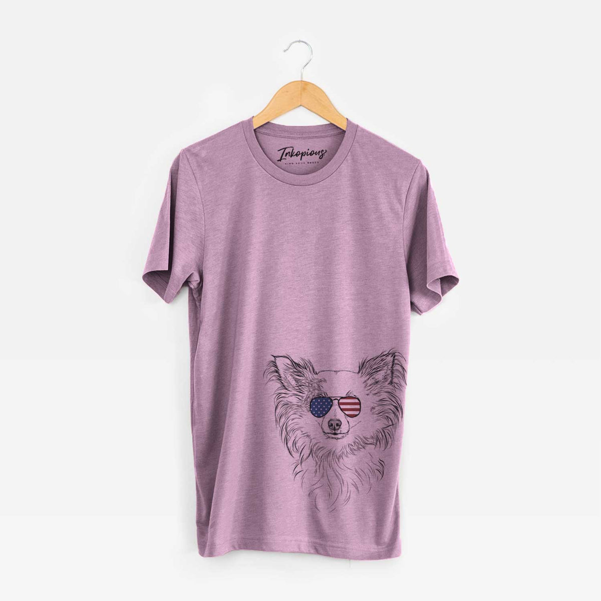 USA Princess Ava the Long Haired Chihuahua - Unisex Crewneck