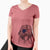 USA Puig the Catalan Sheepdog - Women's Perfect V-neck Shirt