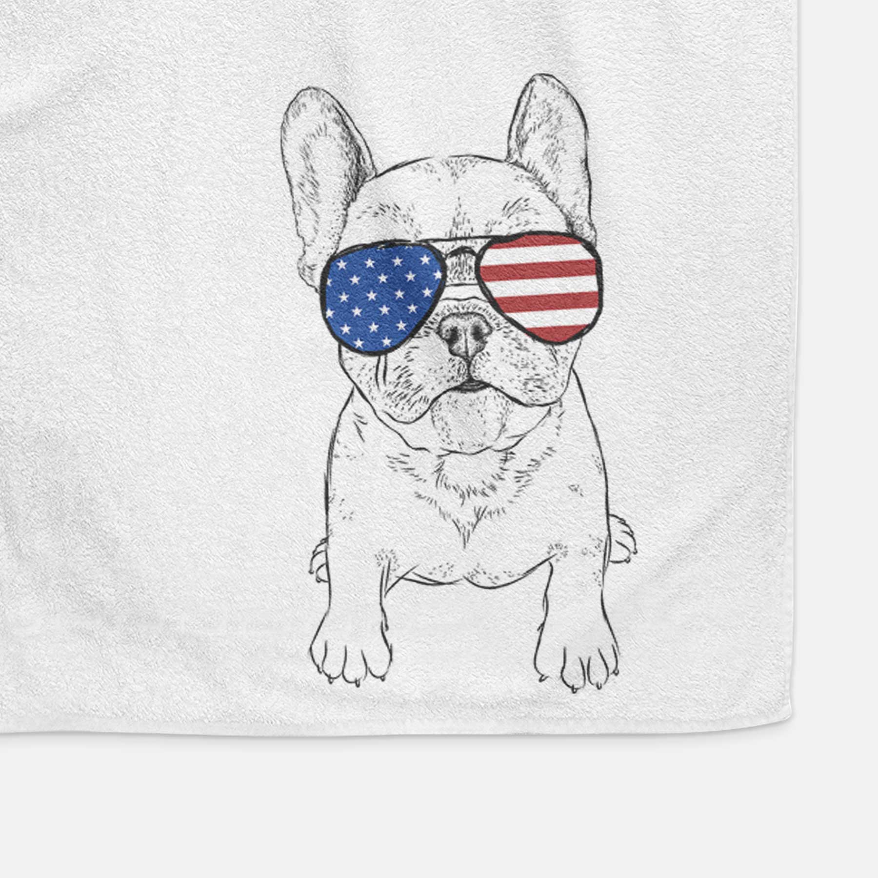 Puppy Pierre the French Bulldog Decorative Hand Towel