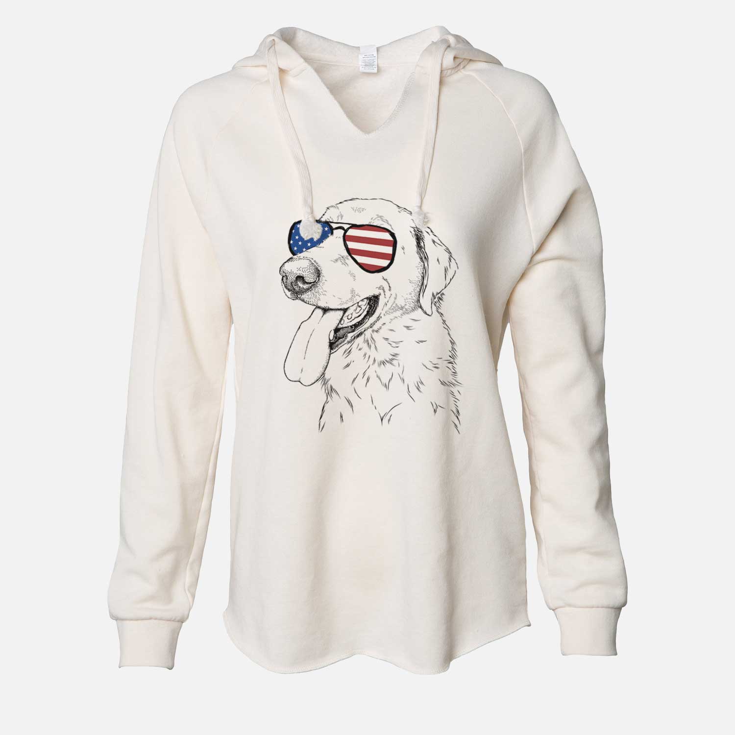 USA Purl the British Lab - Cali Wave Hooded Sweatshirt