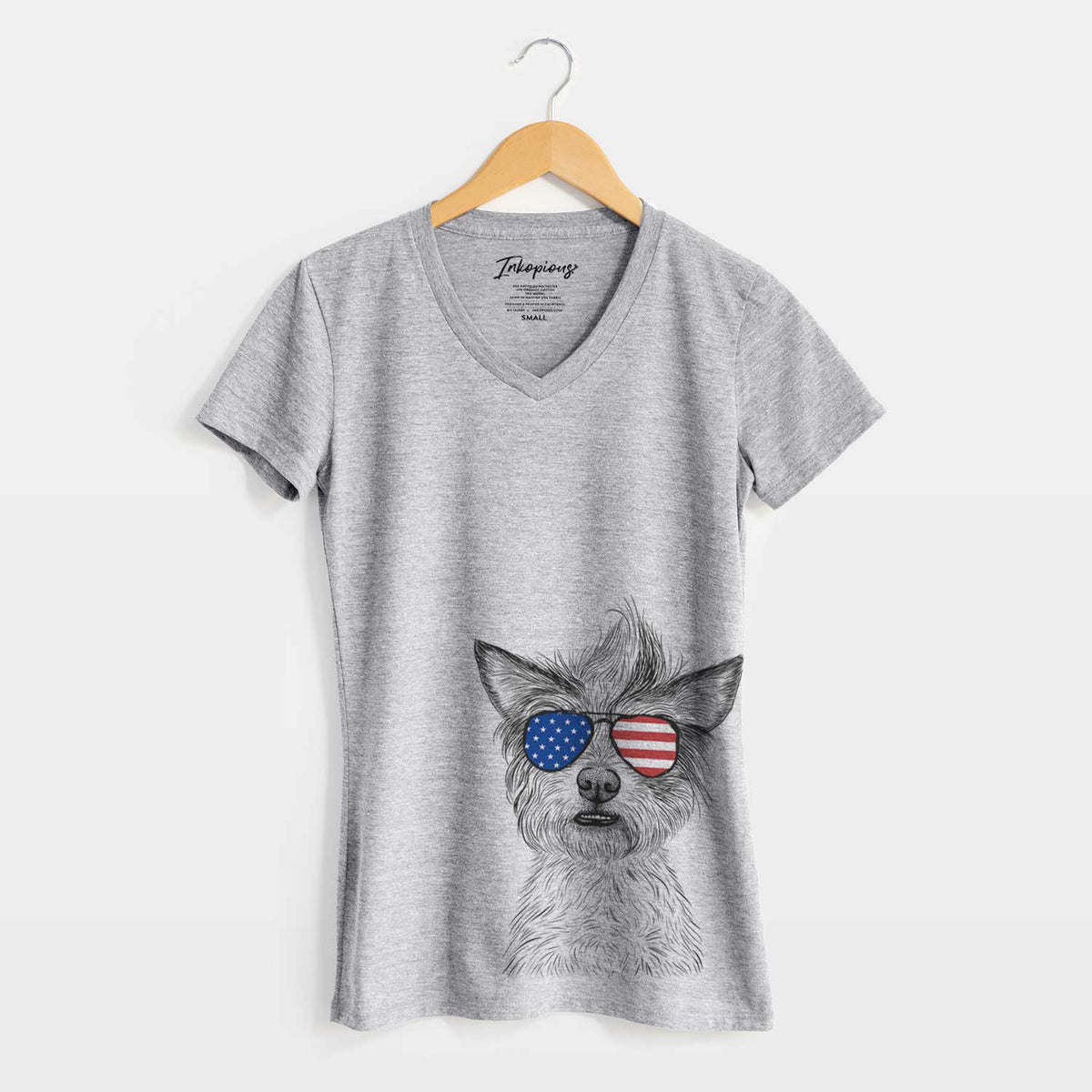 USA Quigley the Mixed Breed - Women's Perfect V-neck Shirt