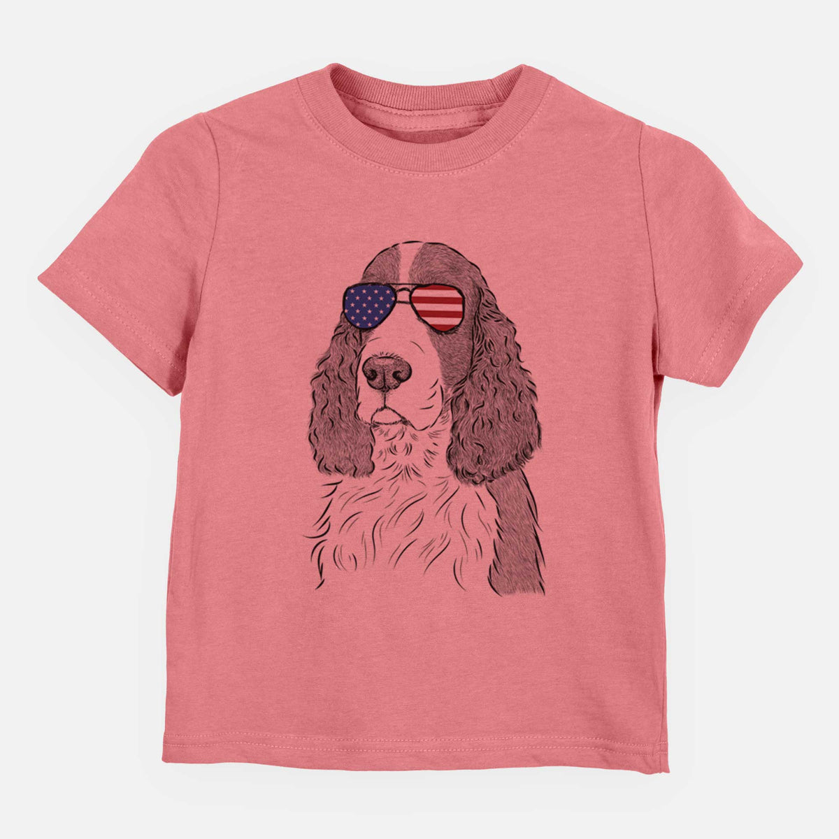 USA Quincy the English Springer Spaniel - Kids/Youth/Toddler Shirt