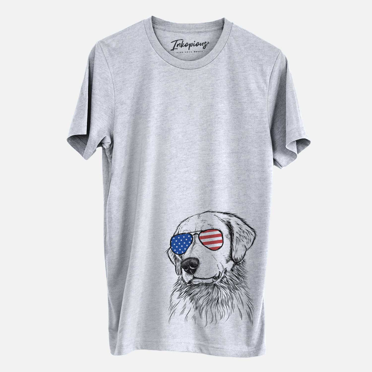 USA Quinn the Golden Retriever - Unisex Crewneck