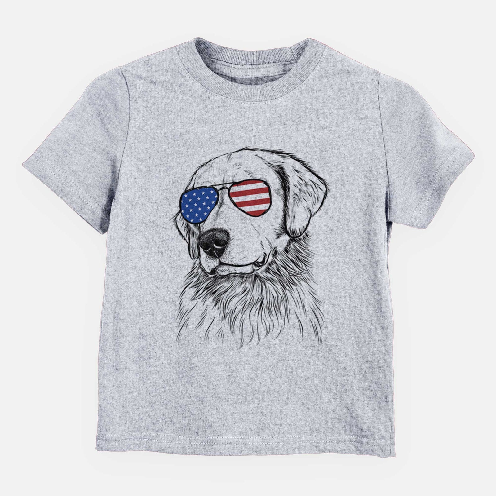 USA Quinn the Golden Retriever - Kids/Youth/Toddler Shirt