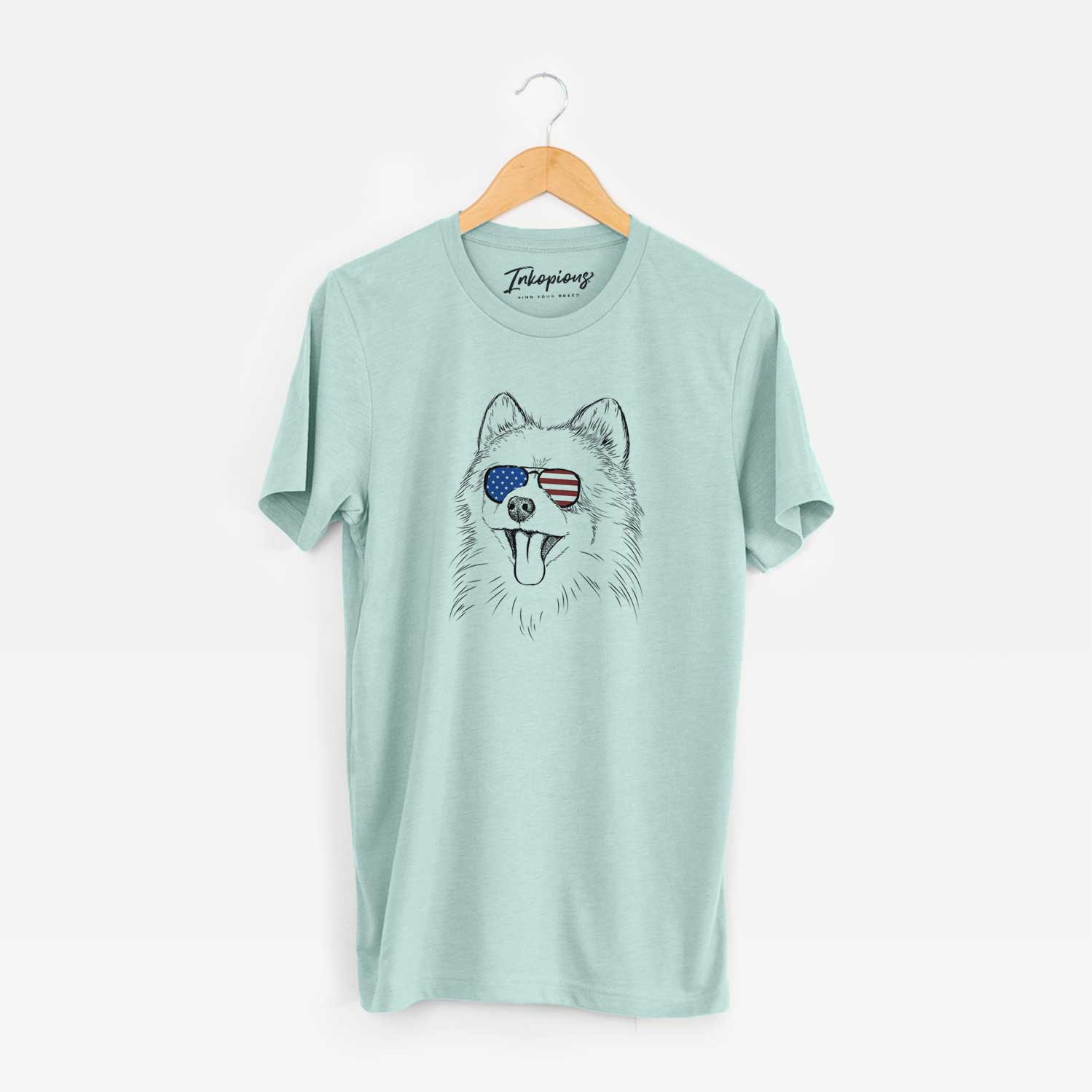 USA Quinn the Pomeranian - Unisex Crewneck