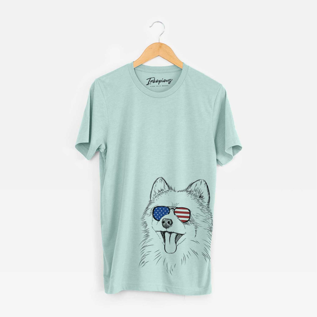 USA Quinn the Pomeranian - Unisex Crewneck
