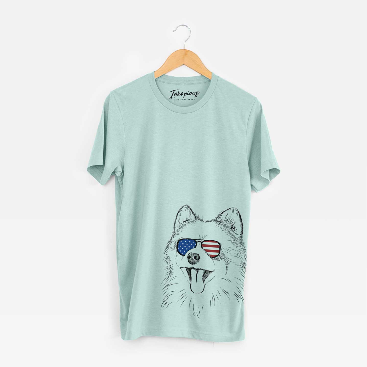 USA Quinn the Pomeranian - Unisex Crewneck