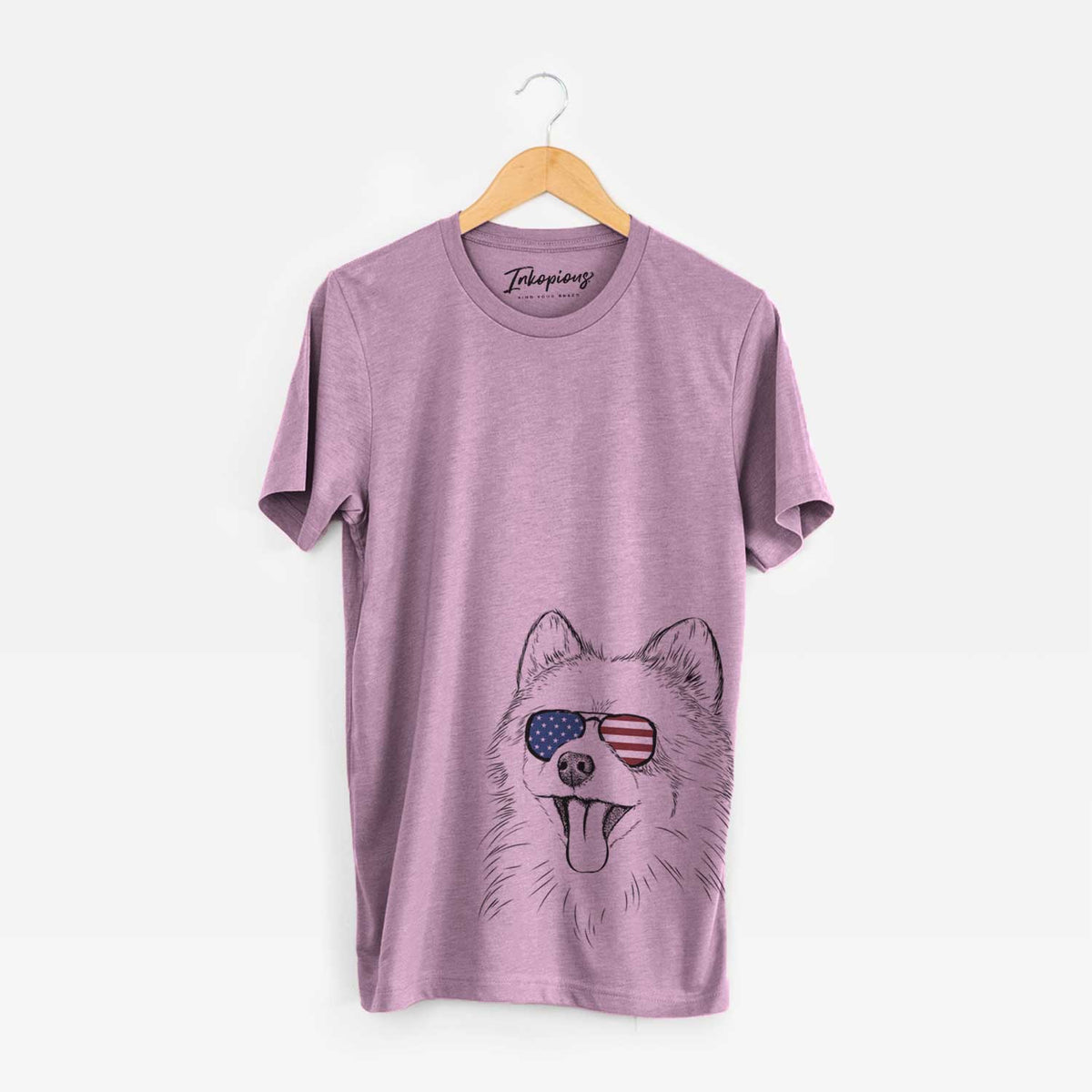 USA Quinn the Pomeranian - Unisex Crewneck