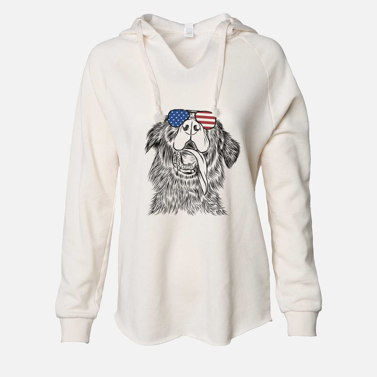 USA Quint the Mixed Breed - Cali Wave Hooded Sweatshirt