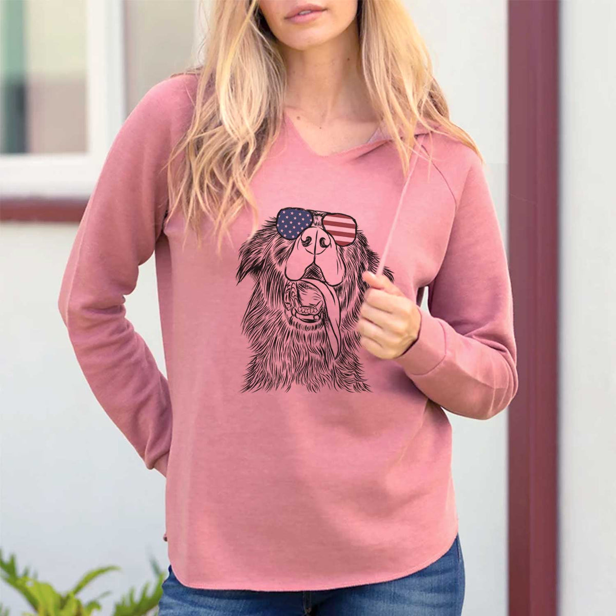 USA Quint the Mixed Breed - Cali Wave Hooded Sweatshirt