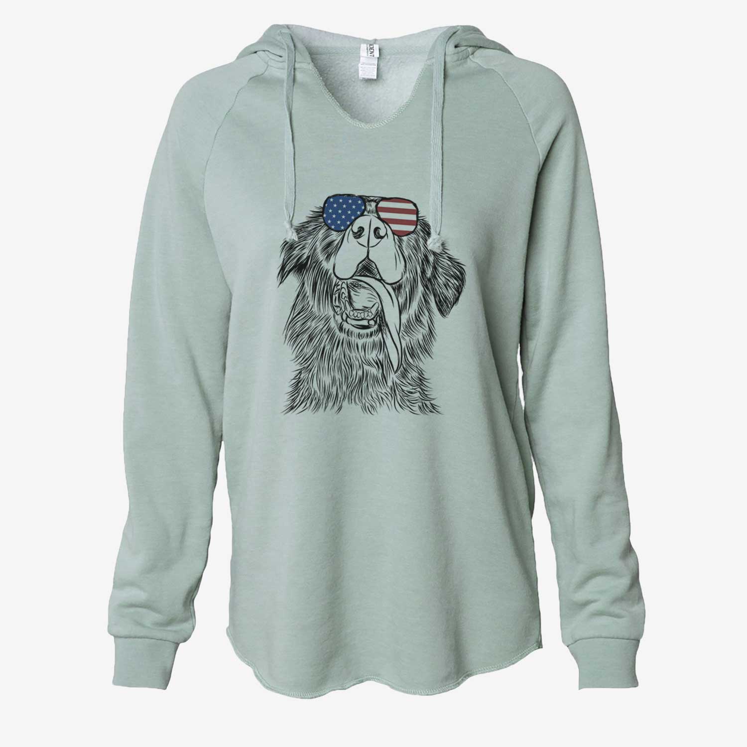 USA Quint the Mixed Breed - Cali Wave Hooded Sweatshirt