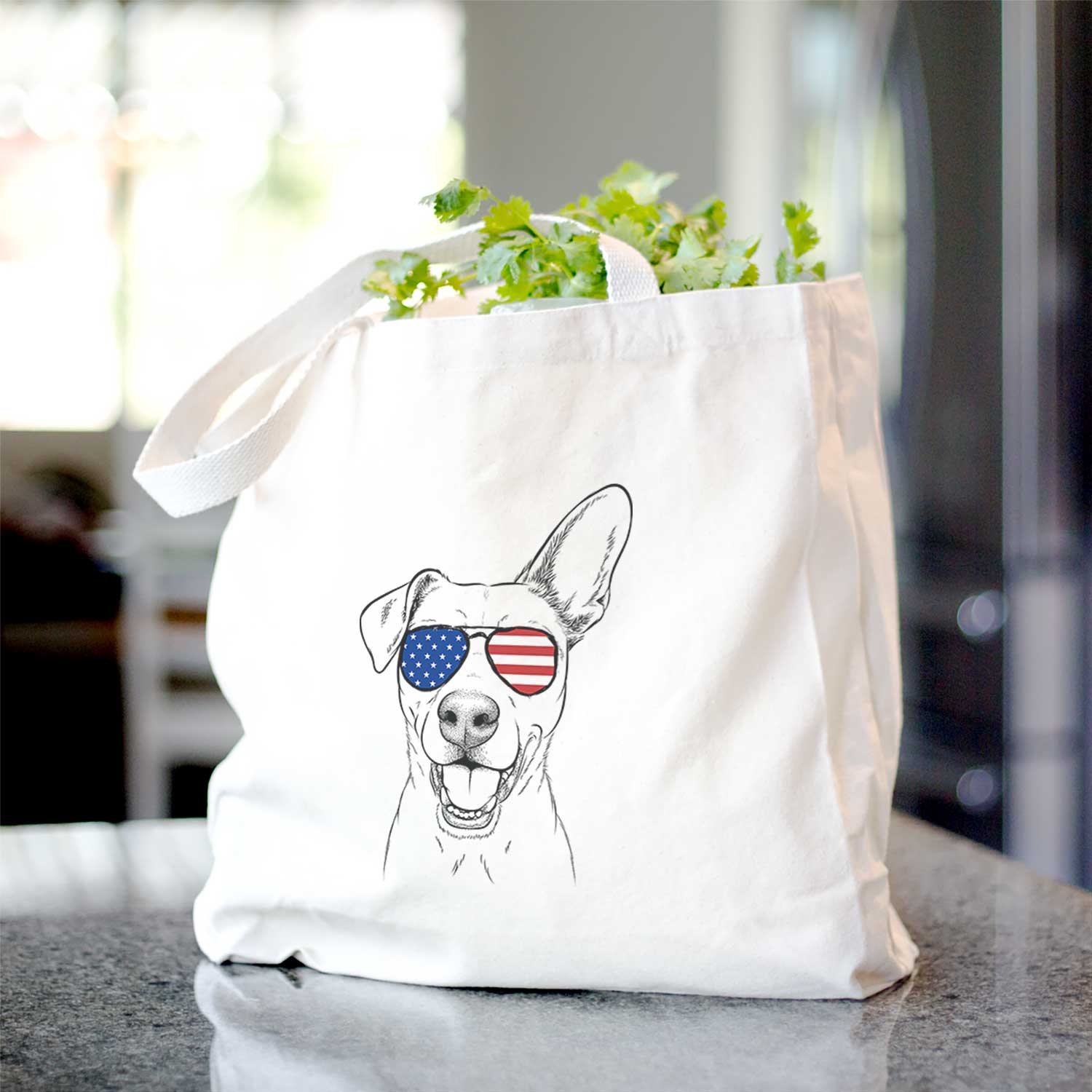 Radar the Pitbull Mix - Tote Bag