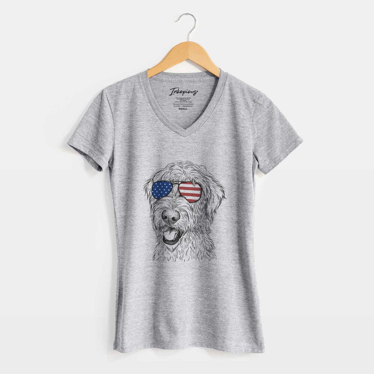 USA Ragnar the Irish Wolfhound - Women&#39;s Perfect V-neck Shirt