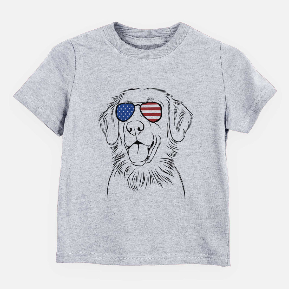 USA Raisin the Flat Coated Retriever - Kids/Youth/Toddler Shirt