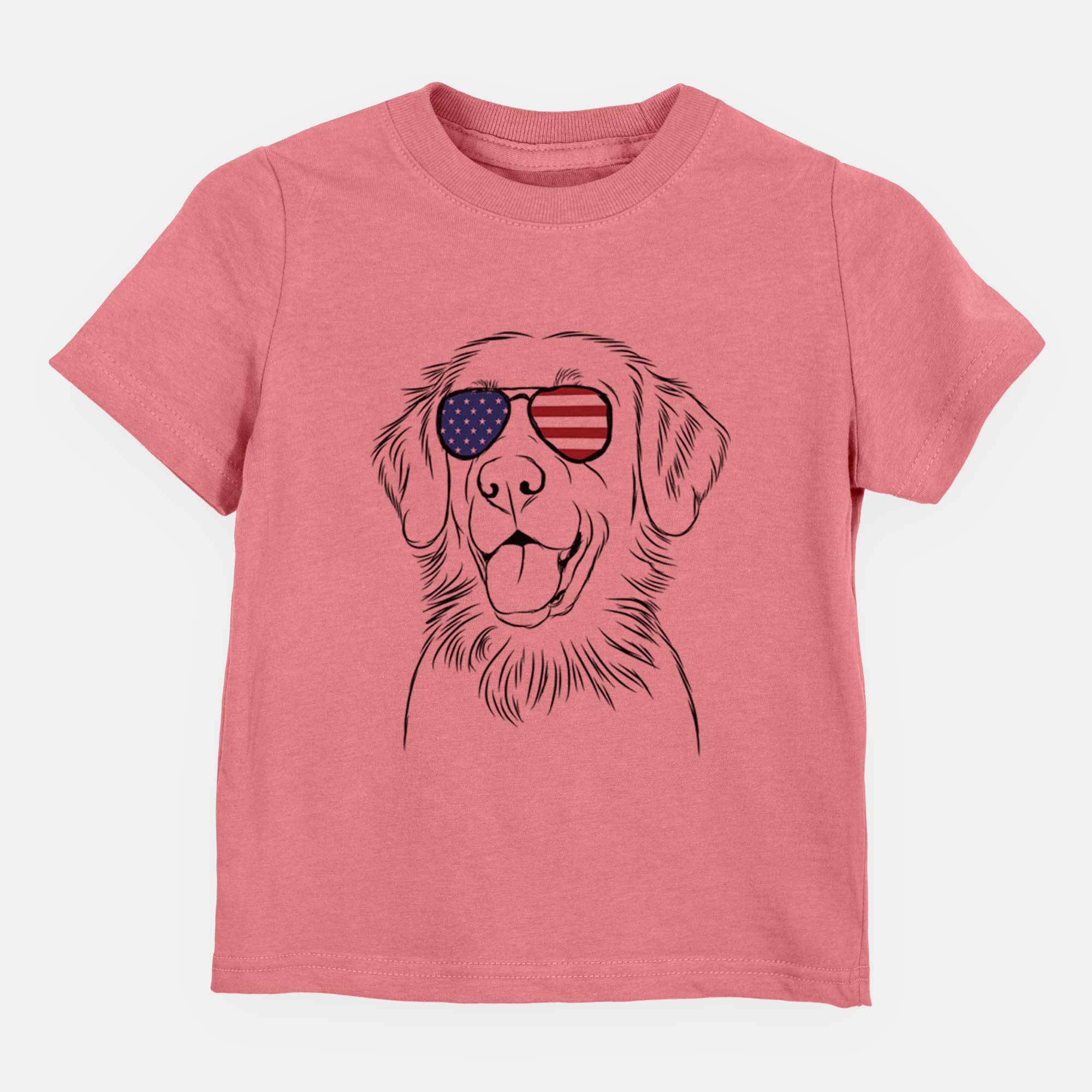 USA Raisin the Flat Coated Retriever - Kids/Youth/Toddler Shirt