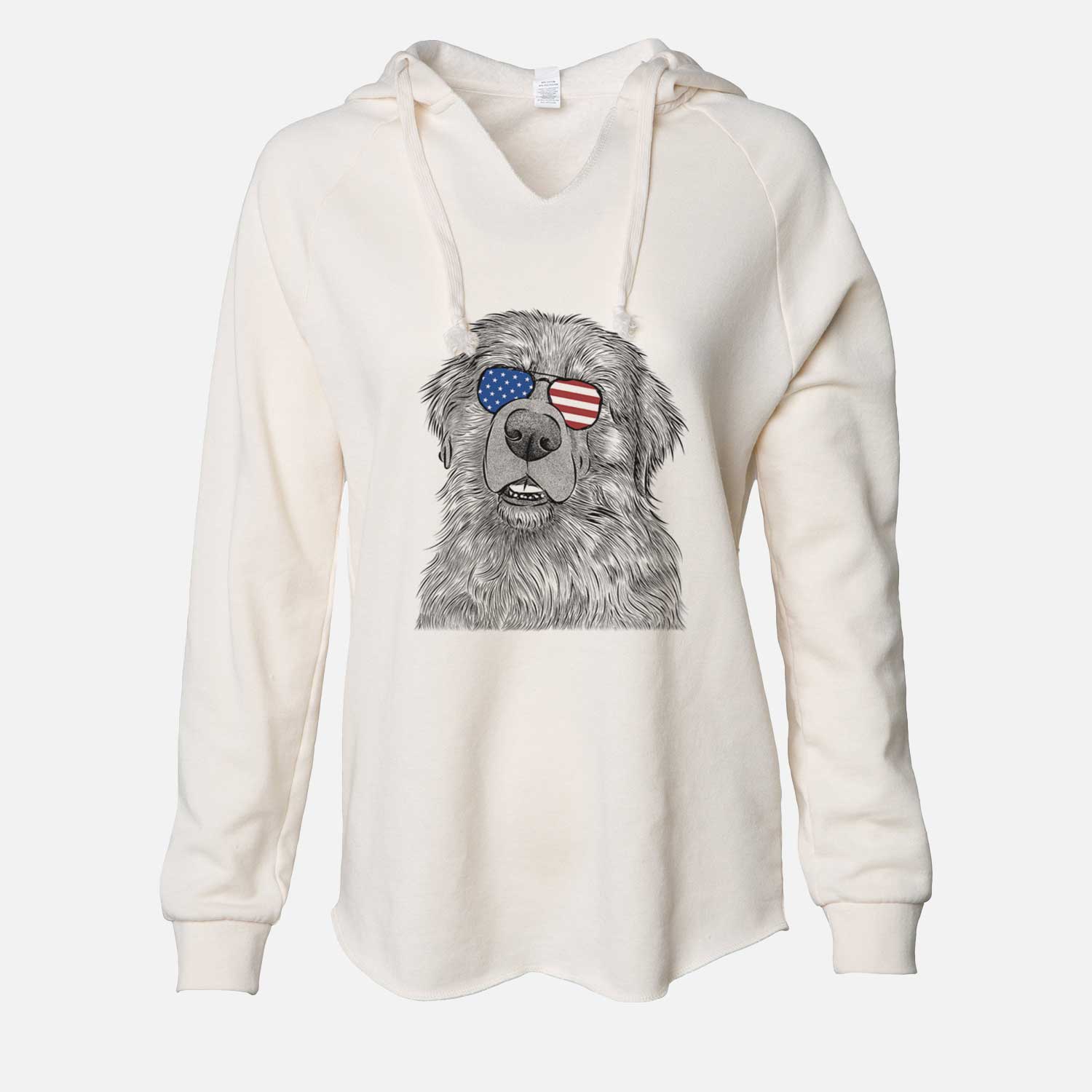 USA Ralph the Leonberger - Cali Wave Hooded Sweatshirt