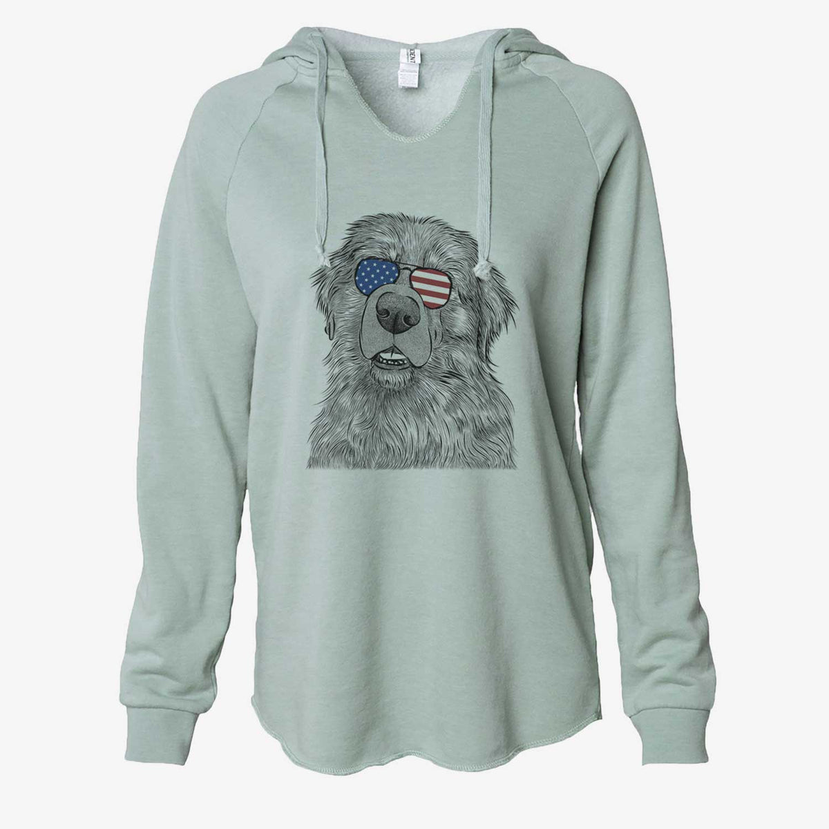 USA Ralph the Leonberger - Cali Wave Hooded Sweatshirt