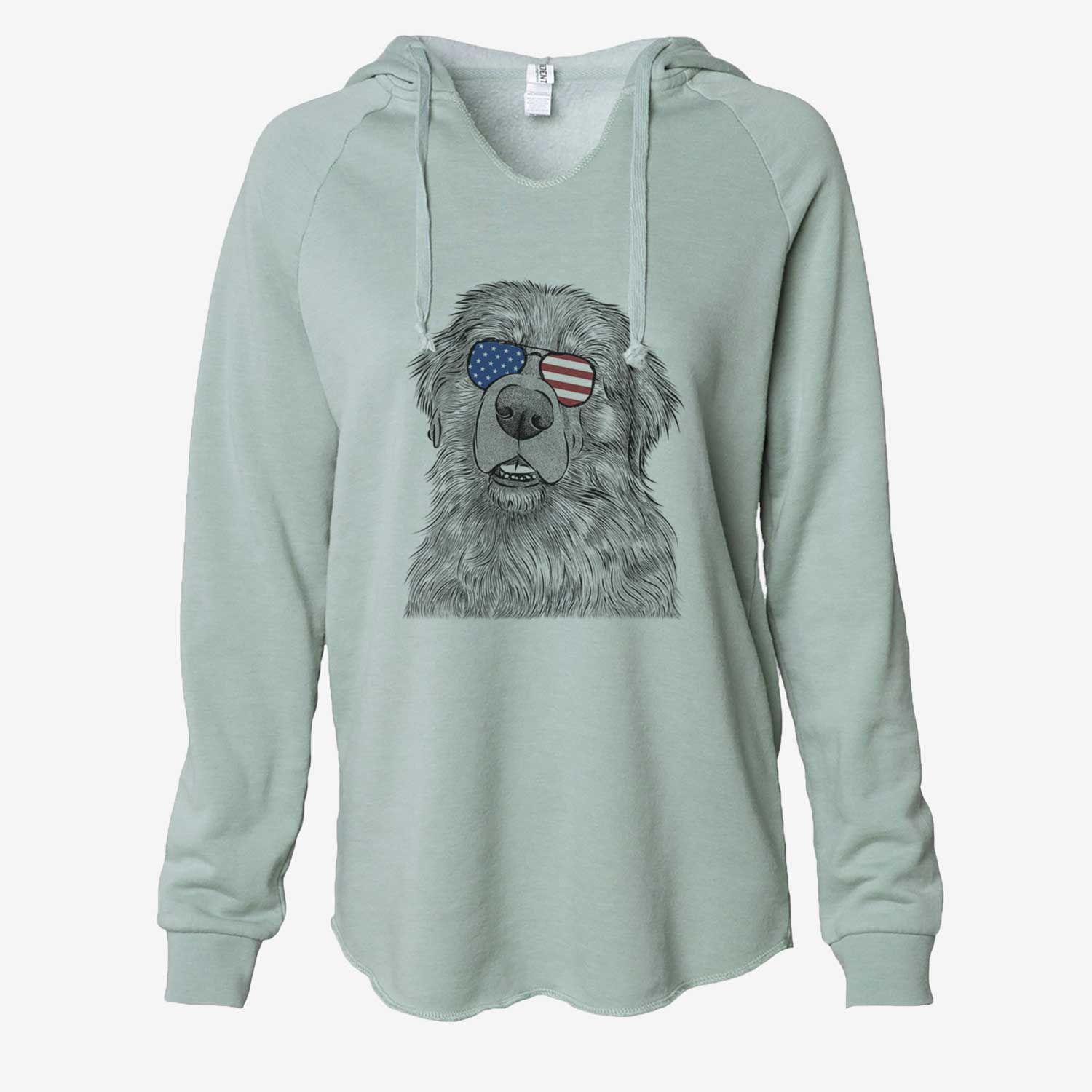 USA Ralph the Leonberger - Cali Wave Hooded Sweatshirt