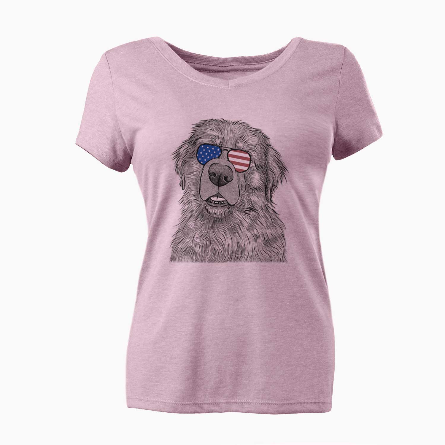 USA Ralph the Leonberger - Women's Perfect V-neck Shirt