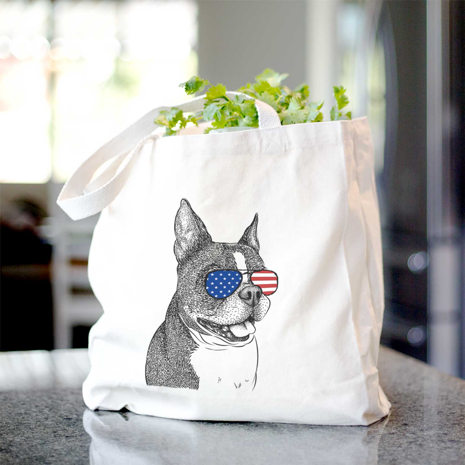 Ralphie the Boston Terrier - Tote Bag