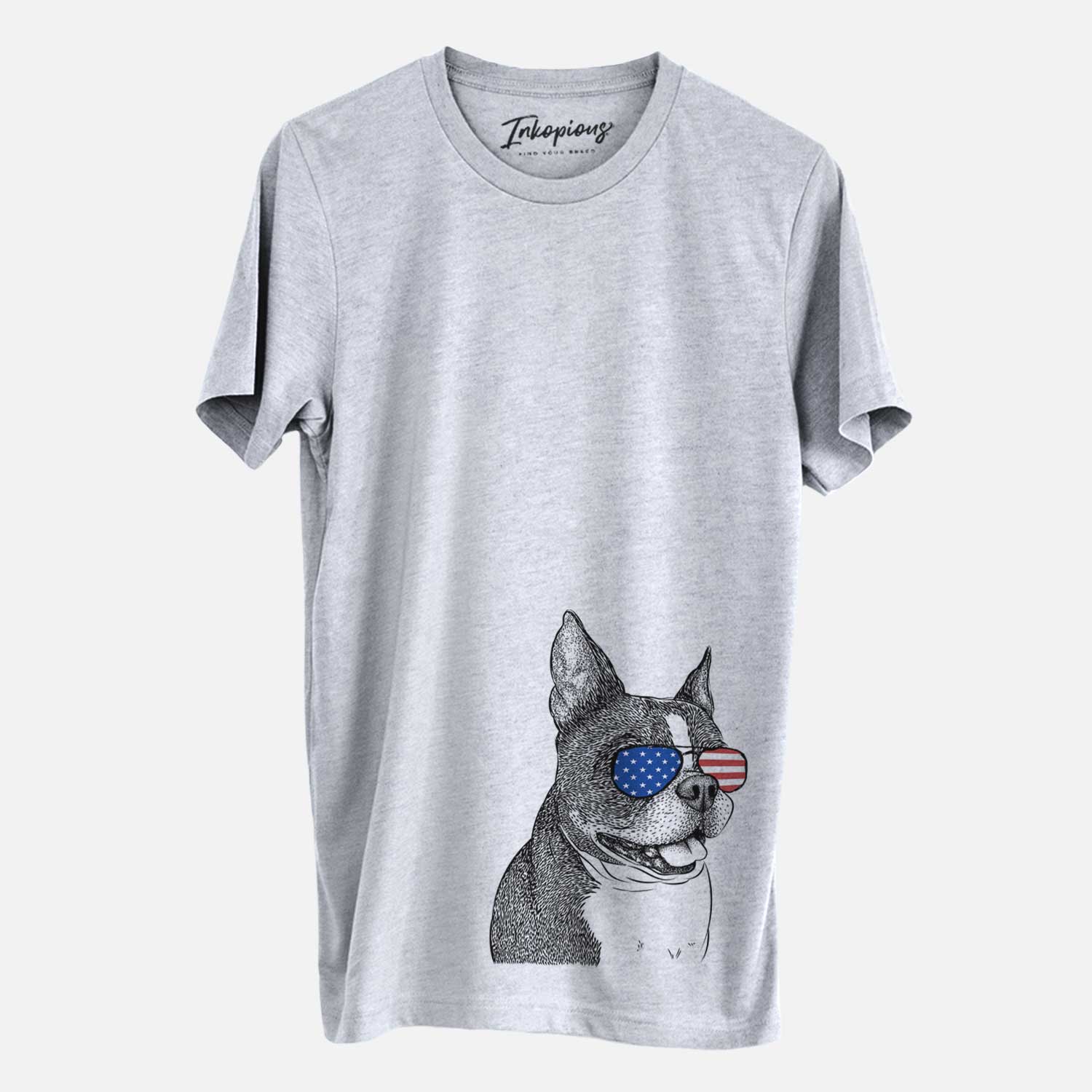 USA Ralphie the Boston Terrier - Unisex Crewneck