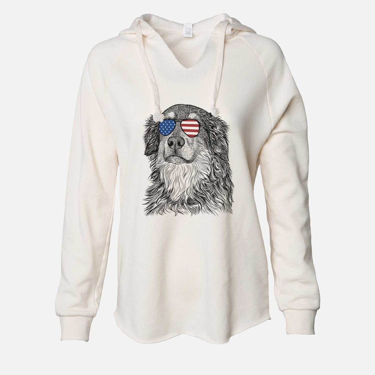 USA Ranger the Mixed Breed - Cali Wave Hooded Sweatshirt