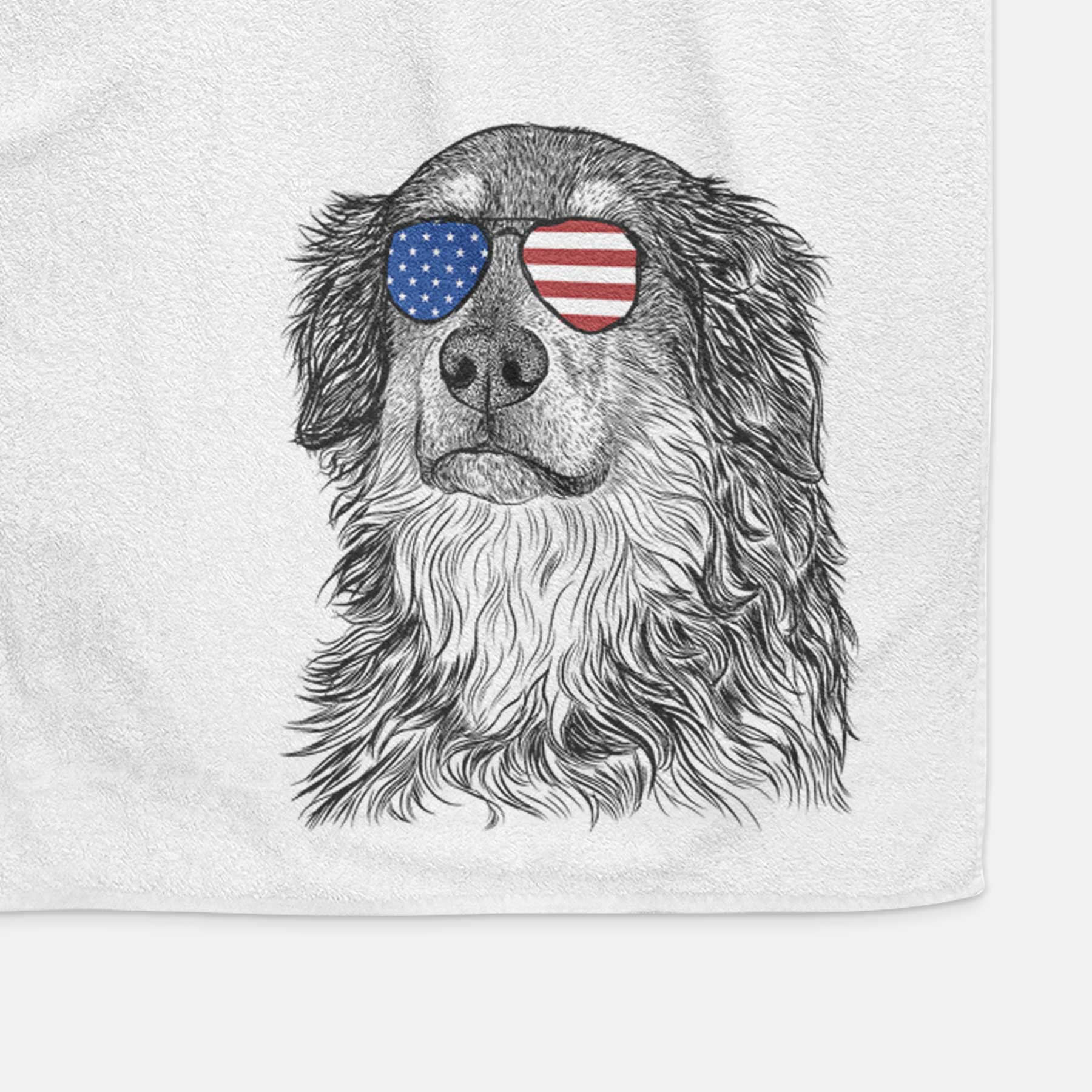 Ranger the Mixed Breed Decorative Hand Towel