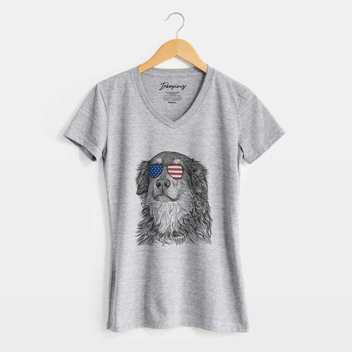 USA Ranger the Mixed Breed - Women&#39;s Perfect V-neck Shirt