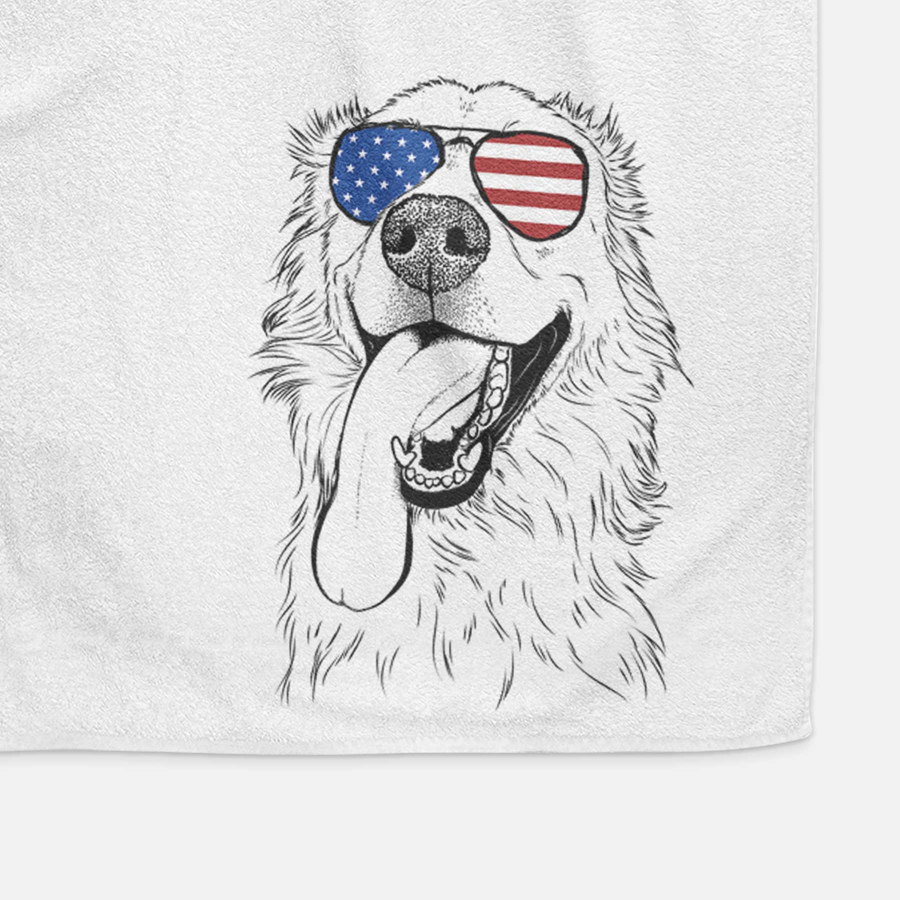 Ranger the Mixed Breed Decorative Hand Towel