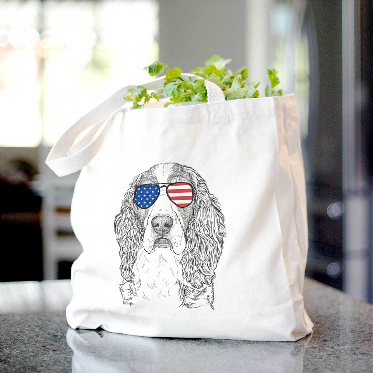 Red the English Springer Spaniel - Tote Bag