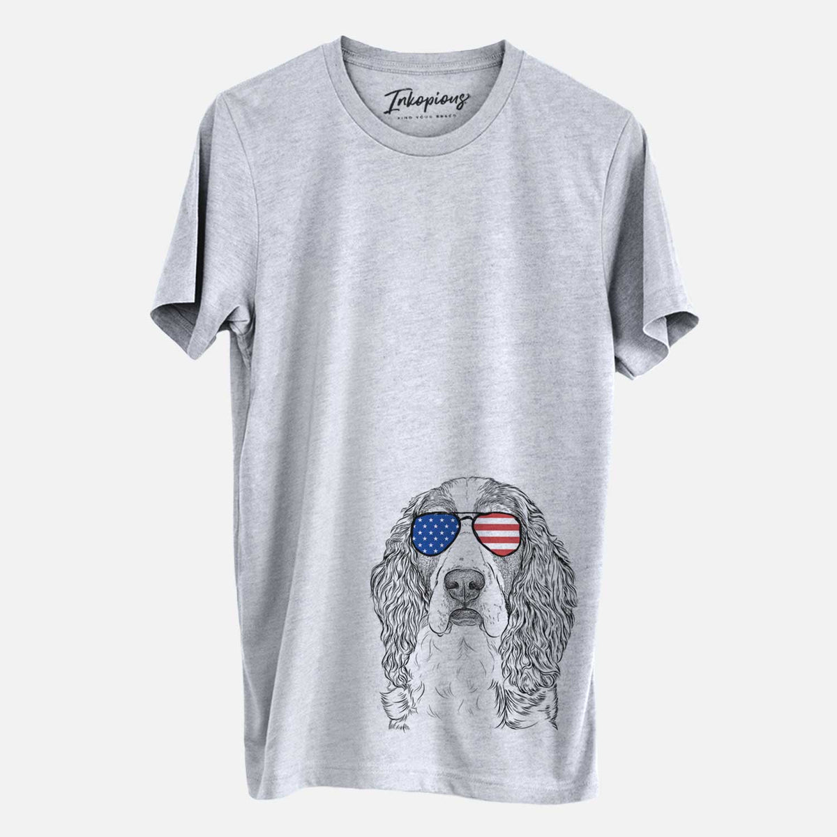 USA Red the English Springer Spaniel - Unisex Crewneck