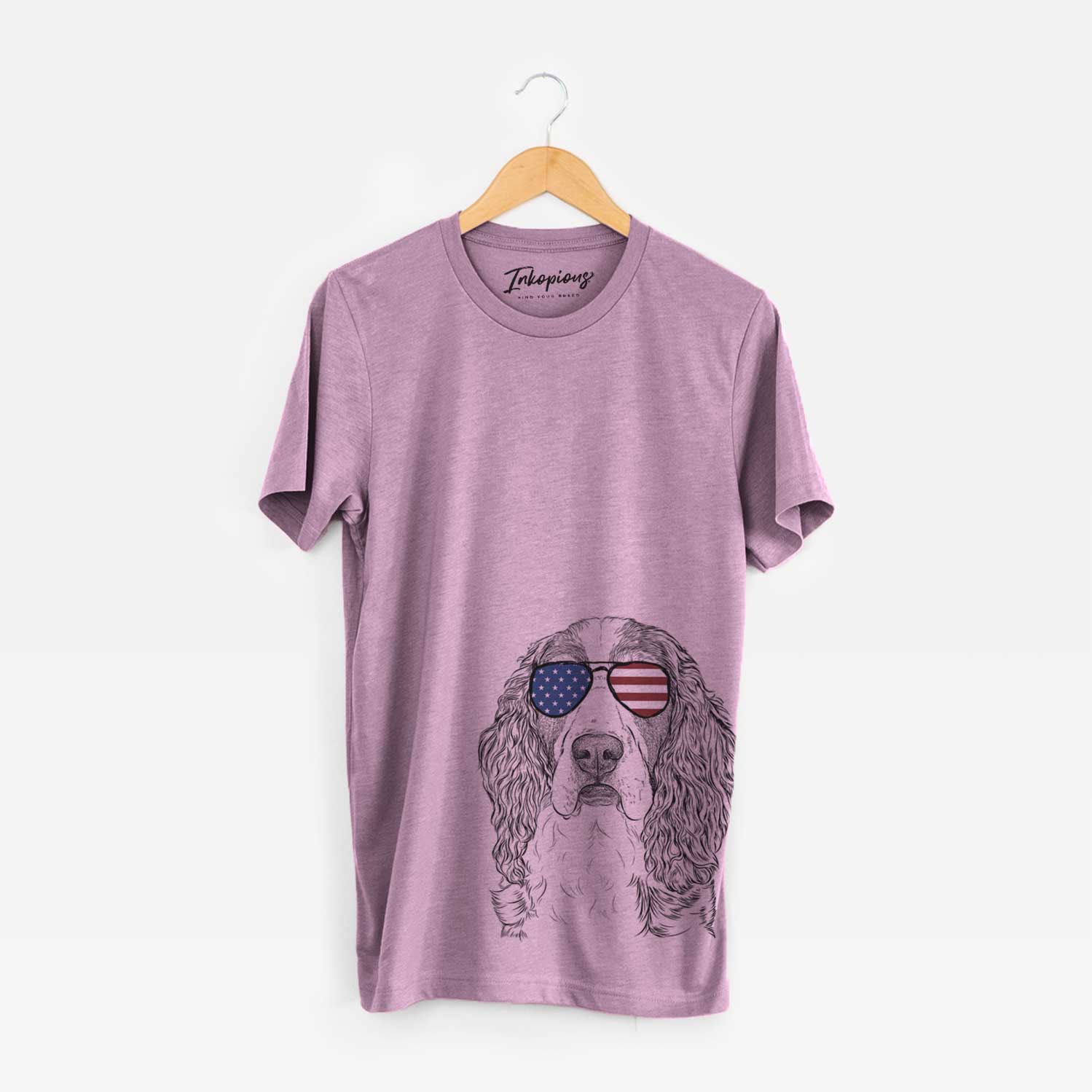 USA Red the English Springer Spaniel - Unisex Crewneck