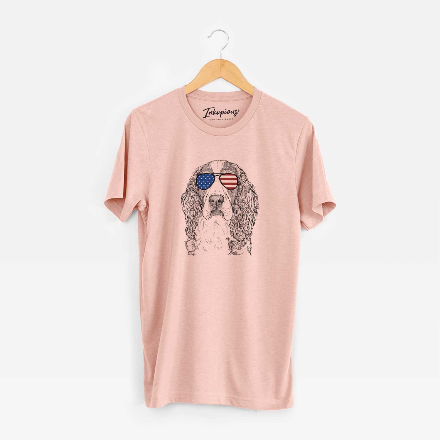 USA Red the English Springer Spaniel - Unisex Crewneck