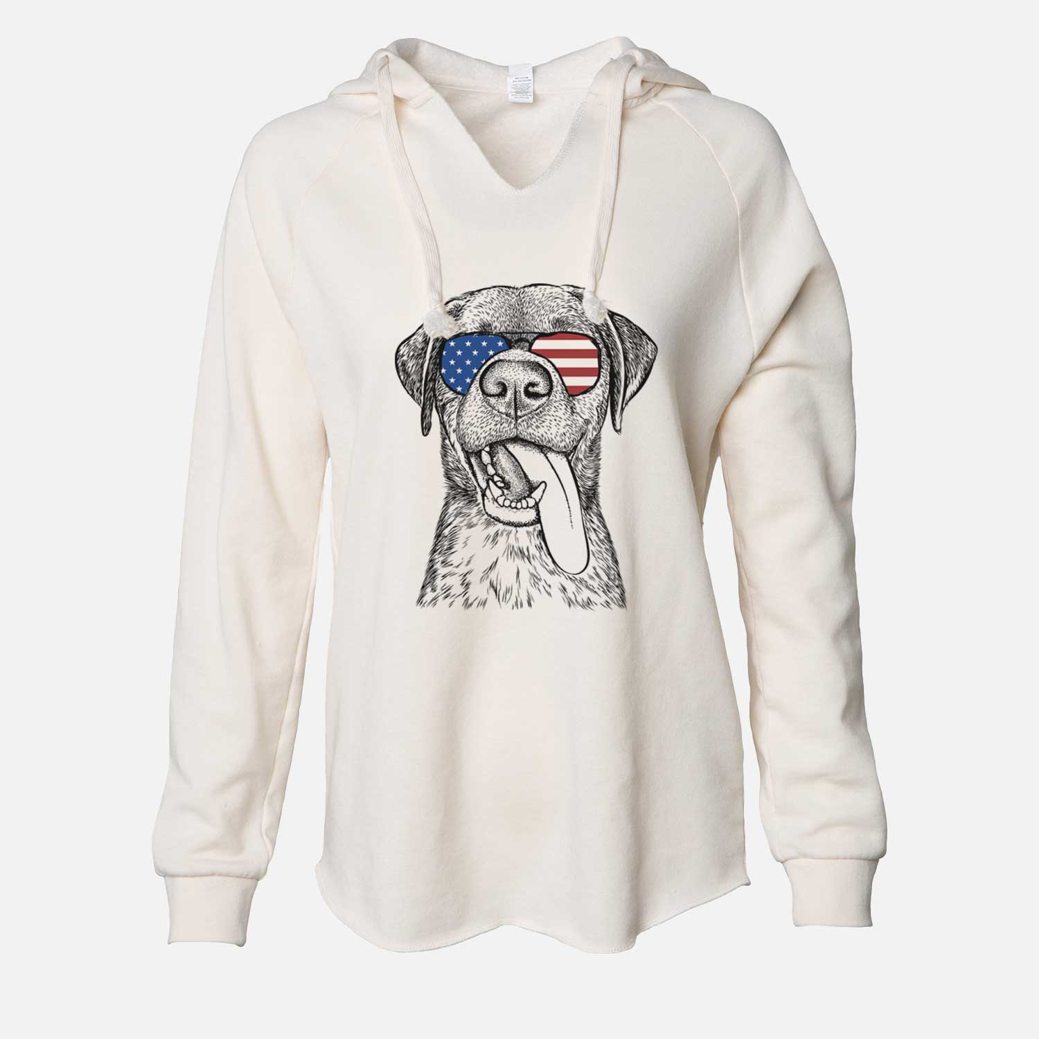 USA Reese the Mixed Breed - Cali Wave Hooded Sweatshirt