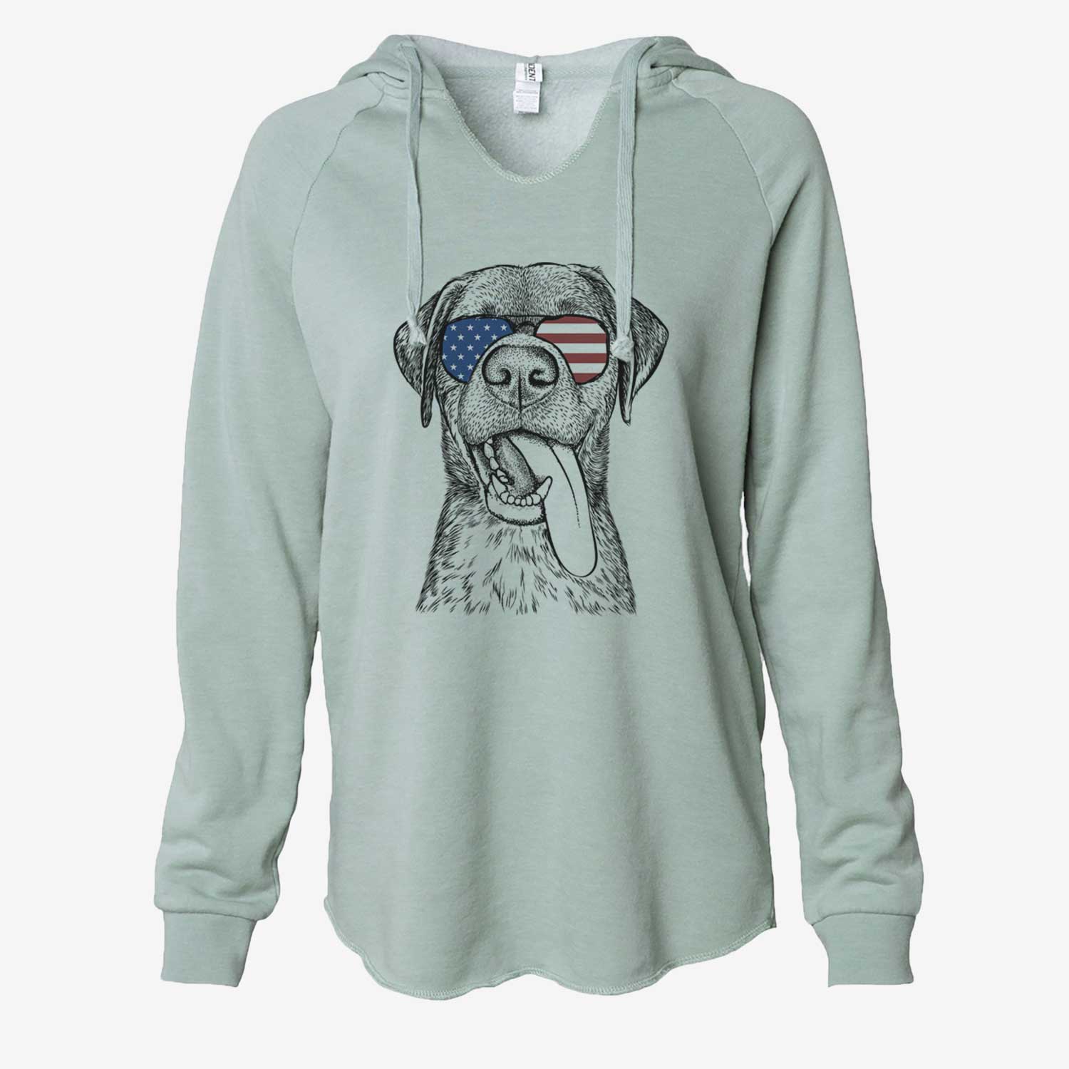 USA Reese the Mixed Breed - Cali Wave Hooded Sweatshirt