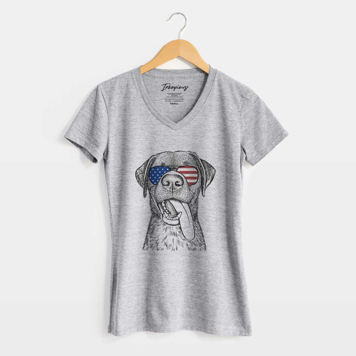 USA Reese the Mixed Breed - Women&#39;s Perfect V-neck Shirt